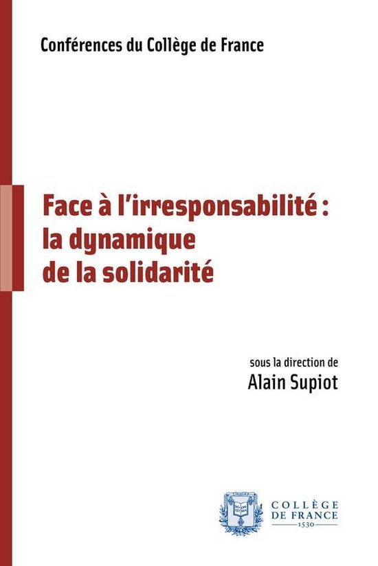 Conférences - Face à l’irresponsabilité : la dynamique  ... - cover