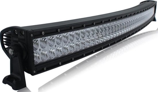 CURVED LED bar - 180W - 90cm - 4x4 offroad - 60 LED - WIT 6000K | bol.com