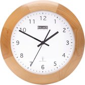 Horloge Murale Radiocommandée Balance Time 32 cm Analogique - Couleur Bois