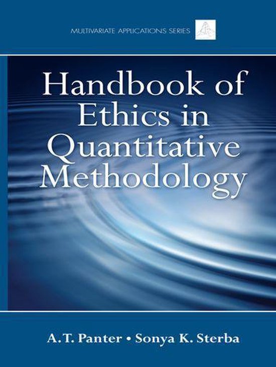 Handbook of Ethics in Quantitative Methodology - cover