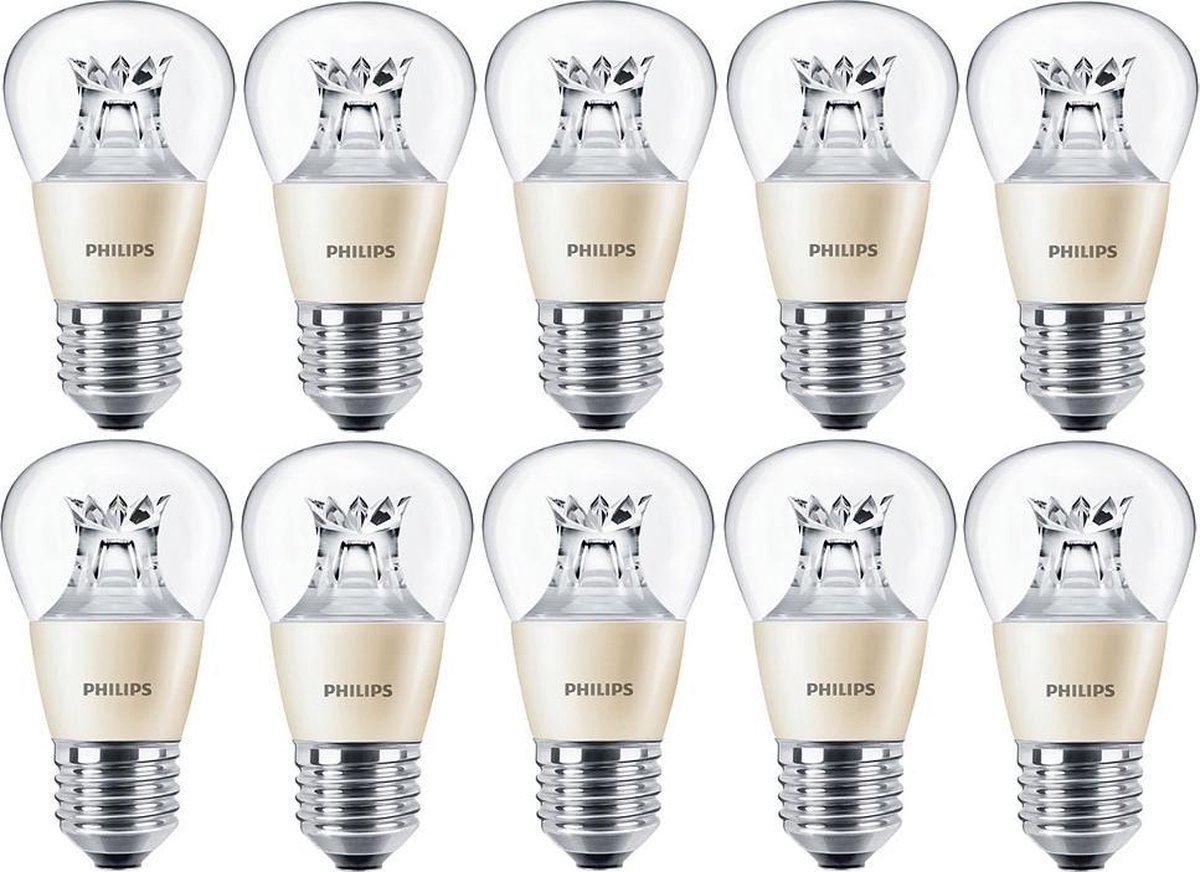 Philips MASTERLEDlustre DimTone 6-40W E27 P48 CL | 10-PACK | | bol.com