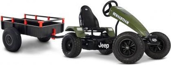Zuigeling Situatie Banzai BERG Skelter Jeep ® Revolution BFR-3 + aanhanger large trailer | bol.com