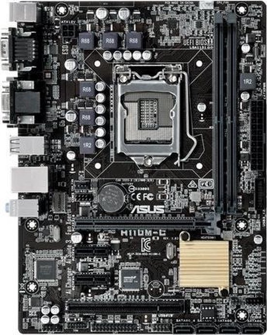 ASUS H110M-C Intel® H110 LGA 1151 (Socket H4) micro ATX | bol.com