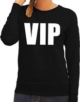 VIP tekst sweater / trui zwart voor dames L