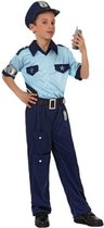 Politie agent verkleedset / carnaval kostuum voor jongens - carnavalskleding - voordelig geprijsd 140 (10-12 jaar)