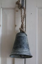 Sommerfield - Kerstklok - Zink - 13,5 cm hoog - set 2 stuks