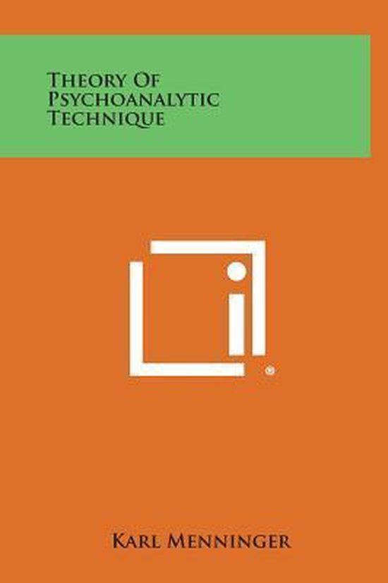 Theory of Psychoanalytic Technique - cover