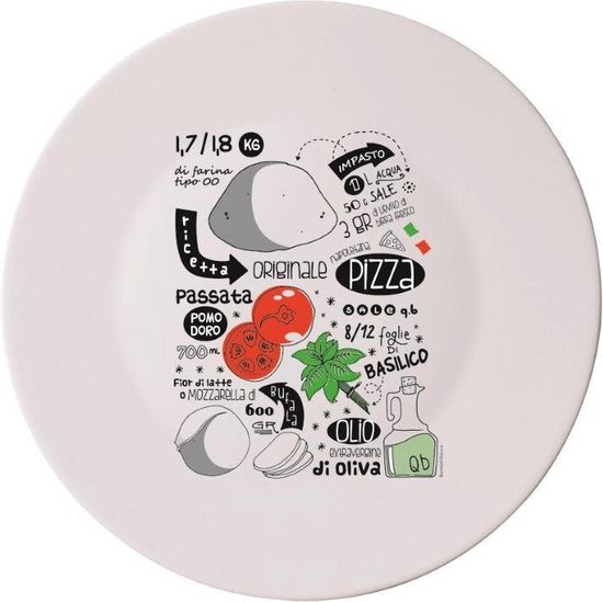 Bormioli Rocco Recipe pizzabord - Ø 33 cm - Set-4 - Bormioli