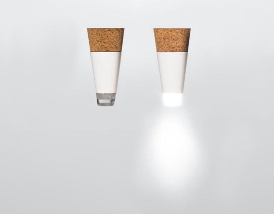 melk wit alleen makkelijk te gebruiken SuckUk Flessen lamp Kurk USB Wit licht | bol.com