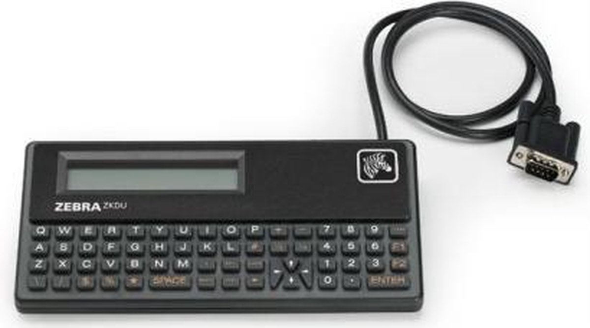 Zebra ZKDU-001-00 toetsenbord RS-232 Zwart