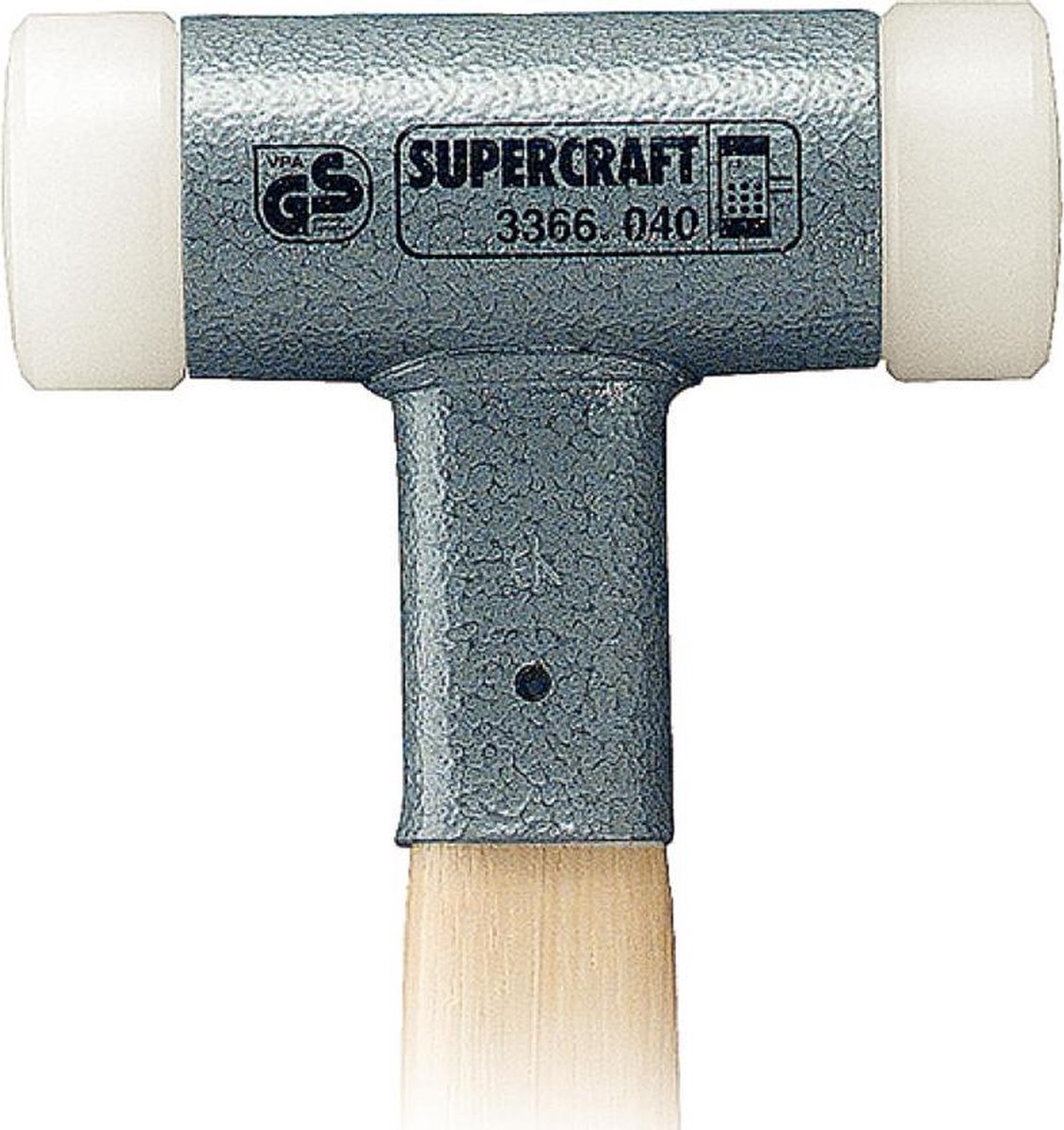 Halder SUPERCRAFT Kunststof hamer zonder terugslag, 40 mm, 750 gr | bol.com