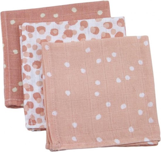 hobby Pasen bovenste Briljant Baby - Spots Pink Hydrofiel Monddoekjes 3 Stuks 40R | bol.com