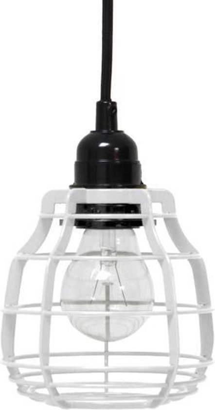 HKliving Lab Lamp - Industriële Hanglamp - Met Pendel - Wit