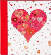 GOLDBUCH GOL-08412 TURNOWSKY huwelijksalbum BIG HEARTS rood als trouwalbum