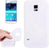 Samsung Galaxy S5 Neo Silicone Case s-style hoesje Wit