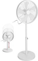 Statiefventilator / Ventilator Robuust en Krachtig (wit)