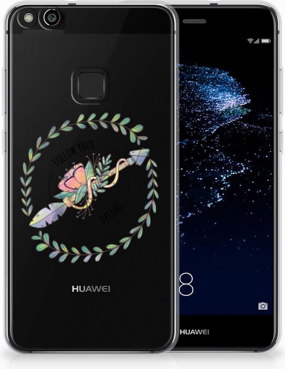Huawei P10 Lite Telefoonhoesje met Naam Boho Dreams