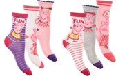 6 paar sokken Peppa Pig maat 31/34