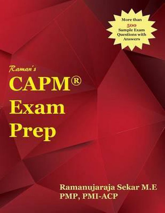 Raman's CAPM Exam Prep Guide for PMBOK 5th Edition - cover