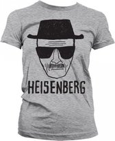 Dames T-shirt Breaking Bad Heisenberg grijs 2XL