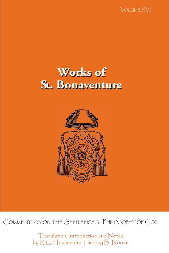 Works of st. Bonaventure 16 - Commentary on the Sentences - cover