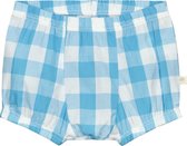 Smitten Organic - Vichy Baggy Bloomer - Aquamarine Blue - Maat 62