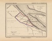Historische kaart, plattegrond van gemeente Stad aan t Haringvliet in Zuid Holland uit 1867 door Kuyper van Kaartcadeau.com