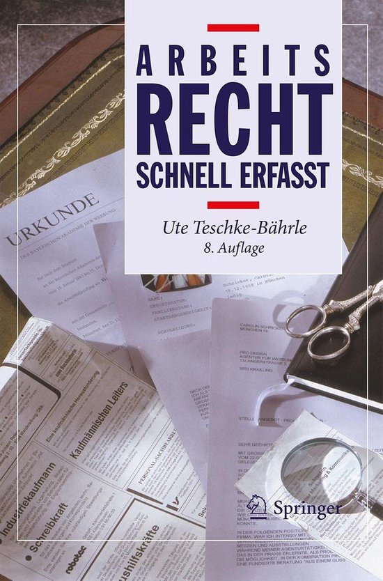 Recht - schnell erfasst - Arbeitsrecht - Schnell erfasst - cover