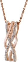 Orphelia Pendant + Chain Rose Zirconium ZH-6054