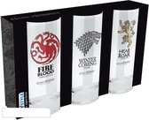 GAME OF THRONES - 3 glasses set