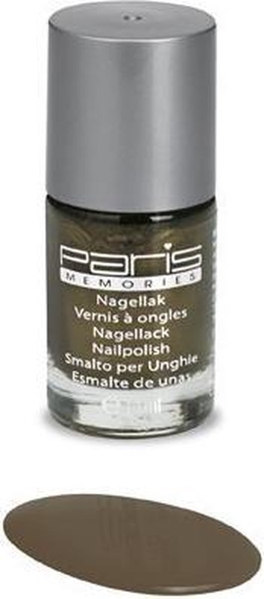Goedkoopste Paris Memories - Nagellak - olijfgroen metallic - nummer 297 - 1 flesje met 11 ml.