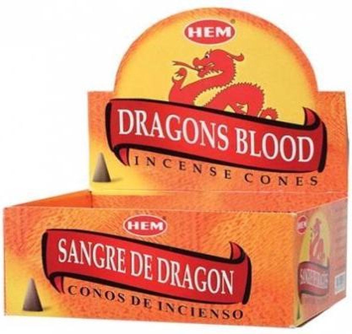 Yogi & Yogini Wierookkegels Dragon Blood Bruin
