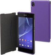 muvit Sony MFX Xperia Z2 Ultra Slim Folio Card case Purple