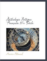 Anthologie Po Tique Fran Aise 18e Si Cle