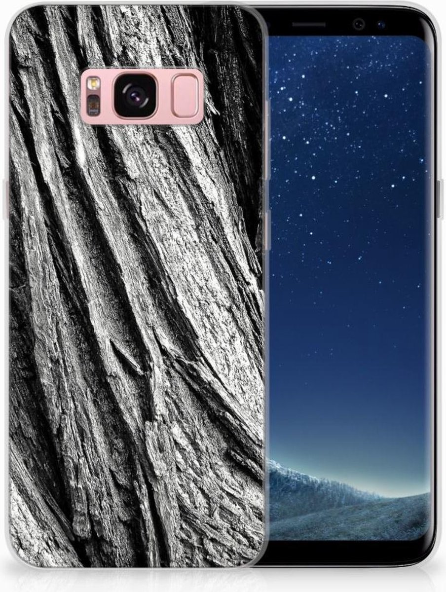 Back Cover voor Bumper Hoesje Samsung Galaxy S8 Boomschors Grijs