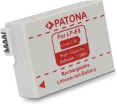 PATONA 1077 / LP-E8 Lithium-Ion 950mAh 7.4V oplaadbare batterij/accu