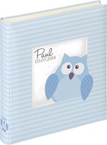 Walther Design UK-116-L Owlet - Babyalbum - 28 x 31 cm - Blauw - 50 pagina's