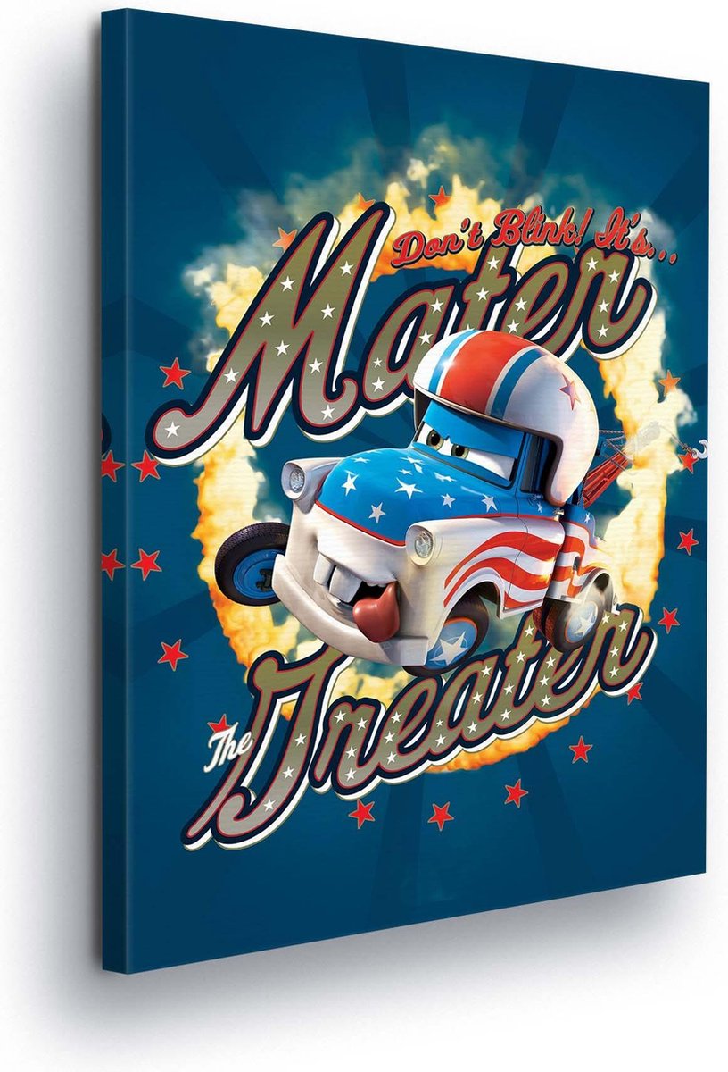 Disney Cars Canvas Print 100cm x 75cm