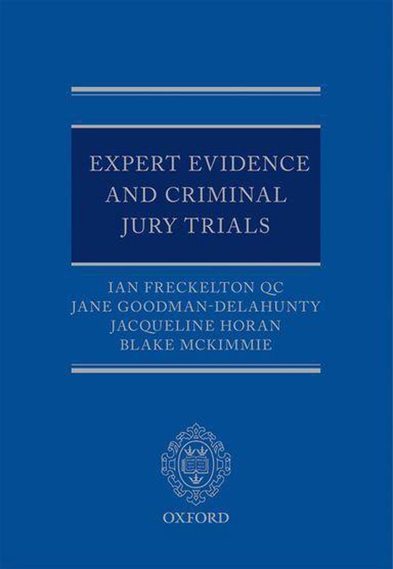 Expert Evidence and Criminal Jury Trials - cover