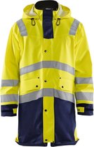 Blåkläder 4306-2003 Regenjas High Vis Geel/Marineblauw maat L