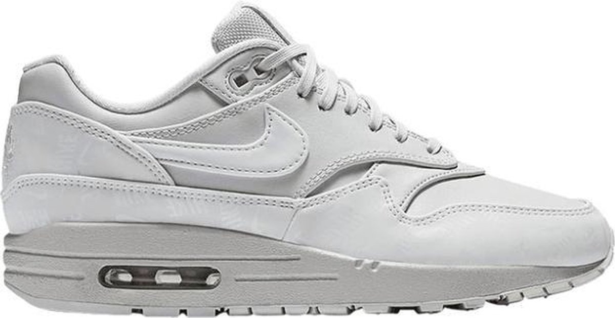 nike air max 1 grijs wit