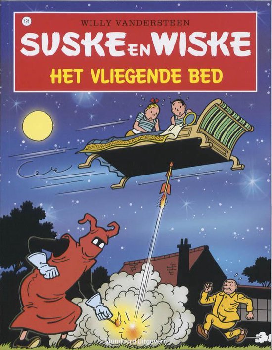 Cover van het boek 'Suske en Wiske / 124 Het vliegende bed' van w. Vandersteen