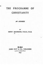 The Programme of Christianity, An Address