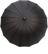 Smati Gentleman No16 - Parapluie - Résistant aux tempêtes - S'ouvre automatiquement - Zwart - Ø114cm
