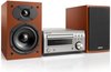 Denon D-M41 - Zilver/Bruin - Mini HiFi-systeem met CD, Bluetooth en FM/AM-tuner