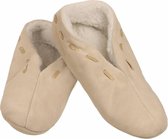 Super Cracks Home Spaanse Sloffen - Licht Beige - Maat 39