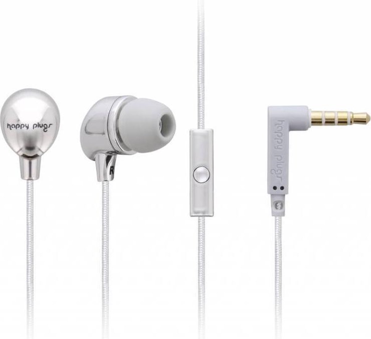 Happy Plugs In Ear Headphone Zilver