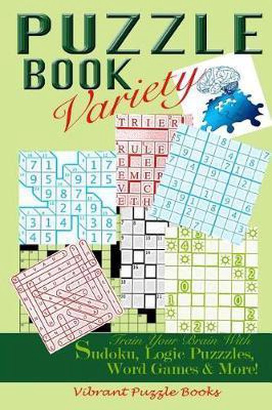 Puzzle Book Variety, Vibrant Puzzle Books 9781546596493 Boeken