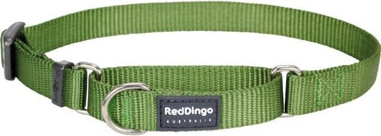 Red Dingo hondenhalsband Martingale Groen