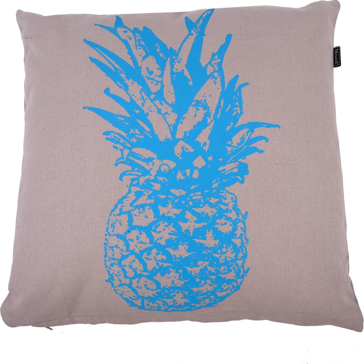 In The Mood Ananas - Sierkussen - Kiezel/Aqua - 50x50 cm Zand